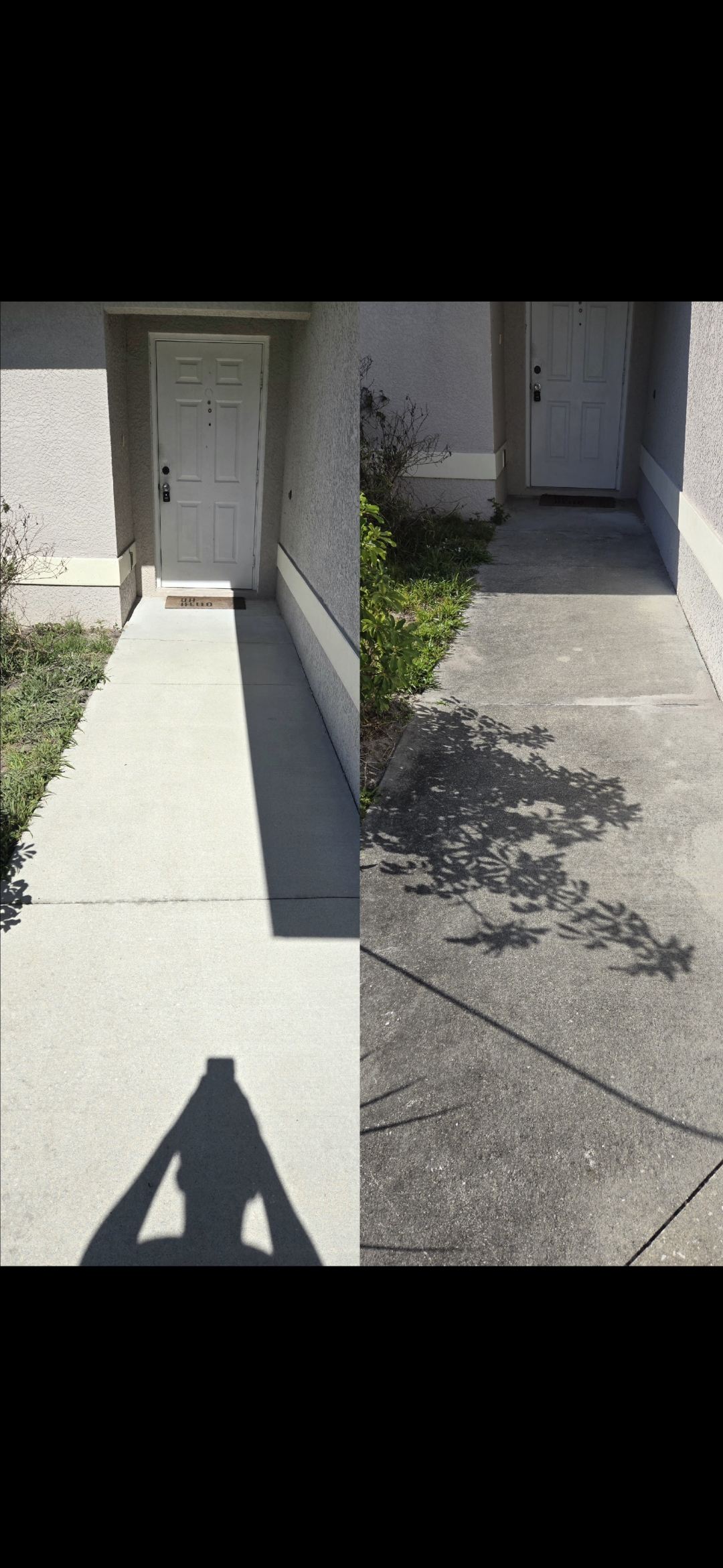 Pressure Washing Results
