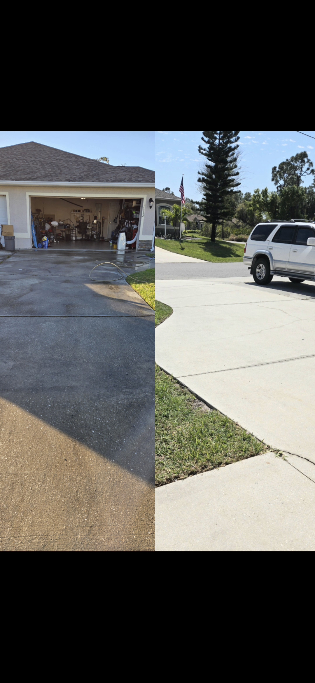 Pressure Washing Project - Clean Results